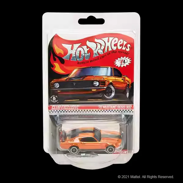 Автомобили Hot Wheels RLC 70 Ford Mustang Boss 302 1/64 литая металлическая модель игрушечного