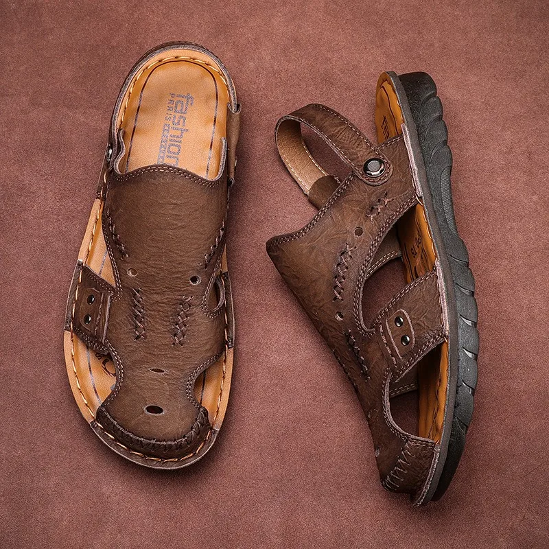 

Мужские сандалии двойного назначения; Летние кроссовки; Новая модная повседневная обувь; Дышащая мужская пляжная обувь; Нескользящие удобн...