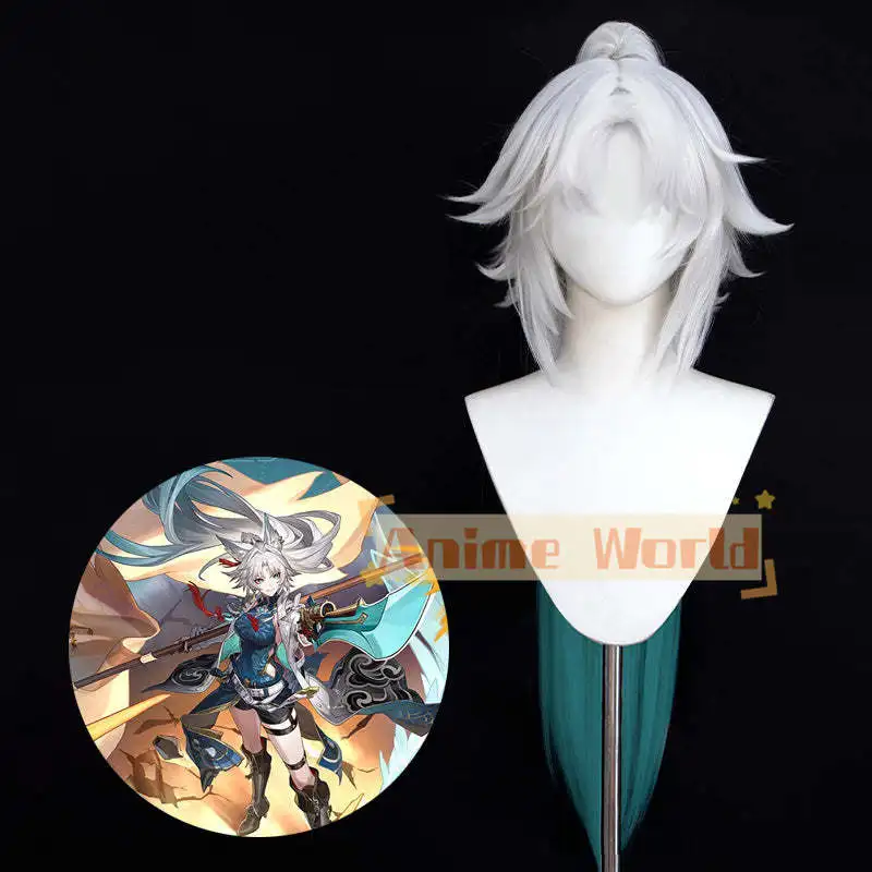 Парик для косплея Feixiao из аниме Honkai: Star Rail