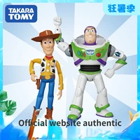 genuine tomy domeka toy story 4 doll 11 buzz lightyear woody model hand made ornaments collection boys day gift