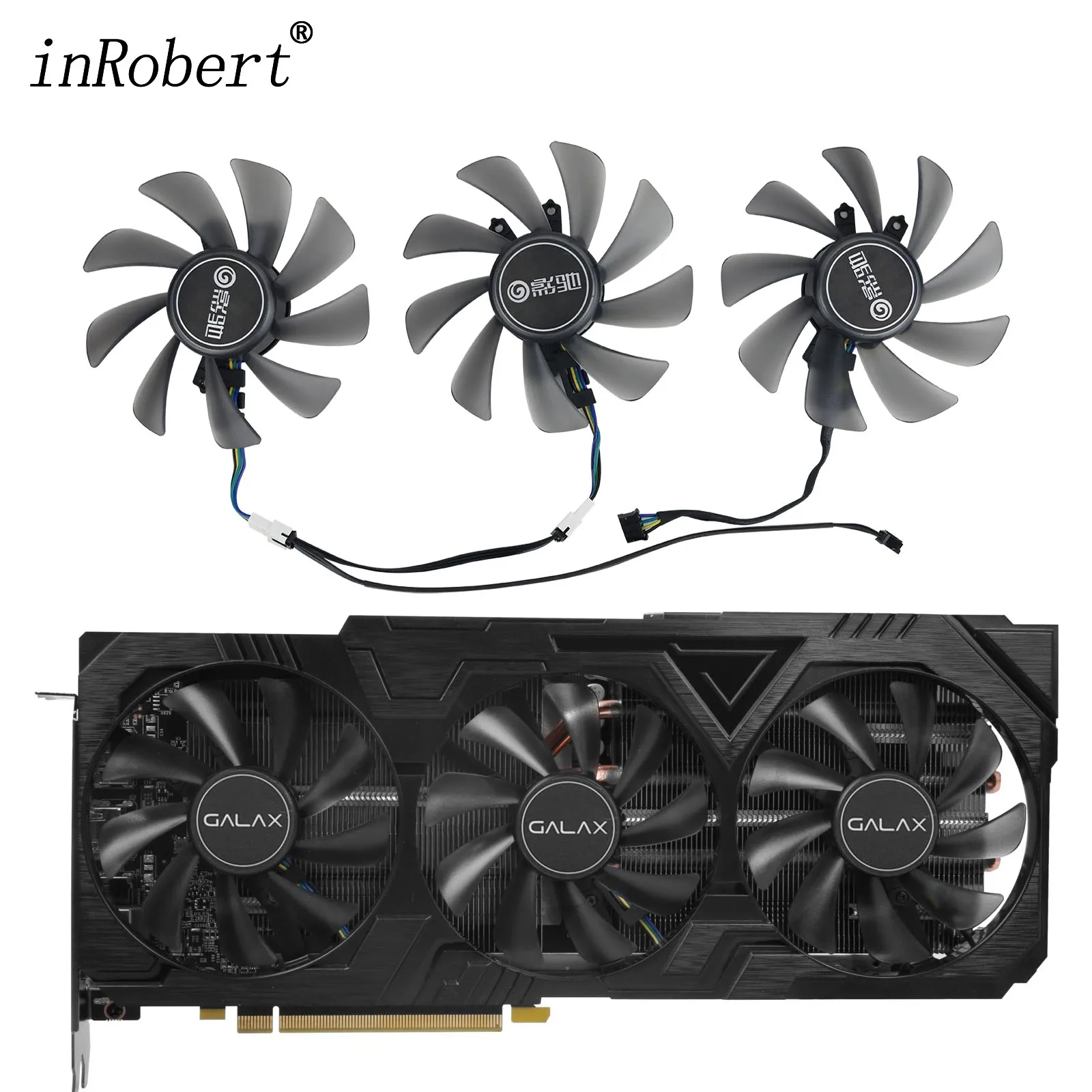 

Вентилятор видеокарты FD9015U12S RTX2070, 85 мм, для GALAX GeForce RTX 2070 Super EX Gamer, черный выпуск, сменный вентилятор для видеокарты