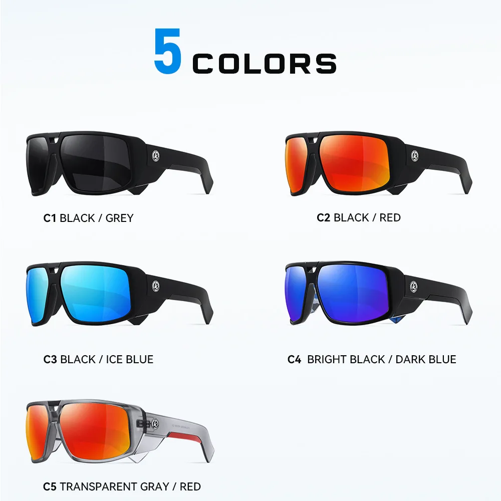 KDEAM новый индивидуальный дизайн поляризационные солнцезащитные очки модные