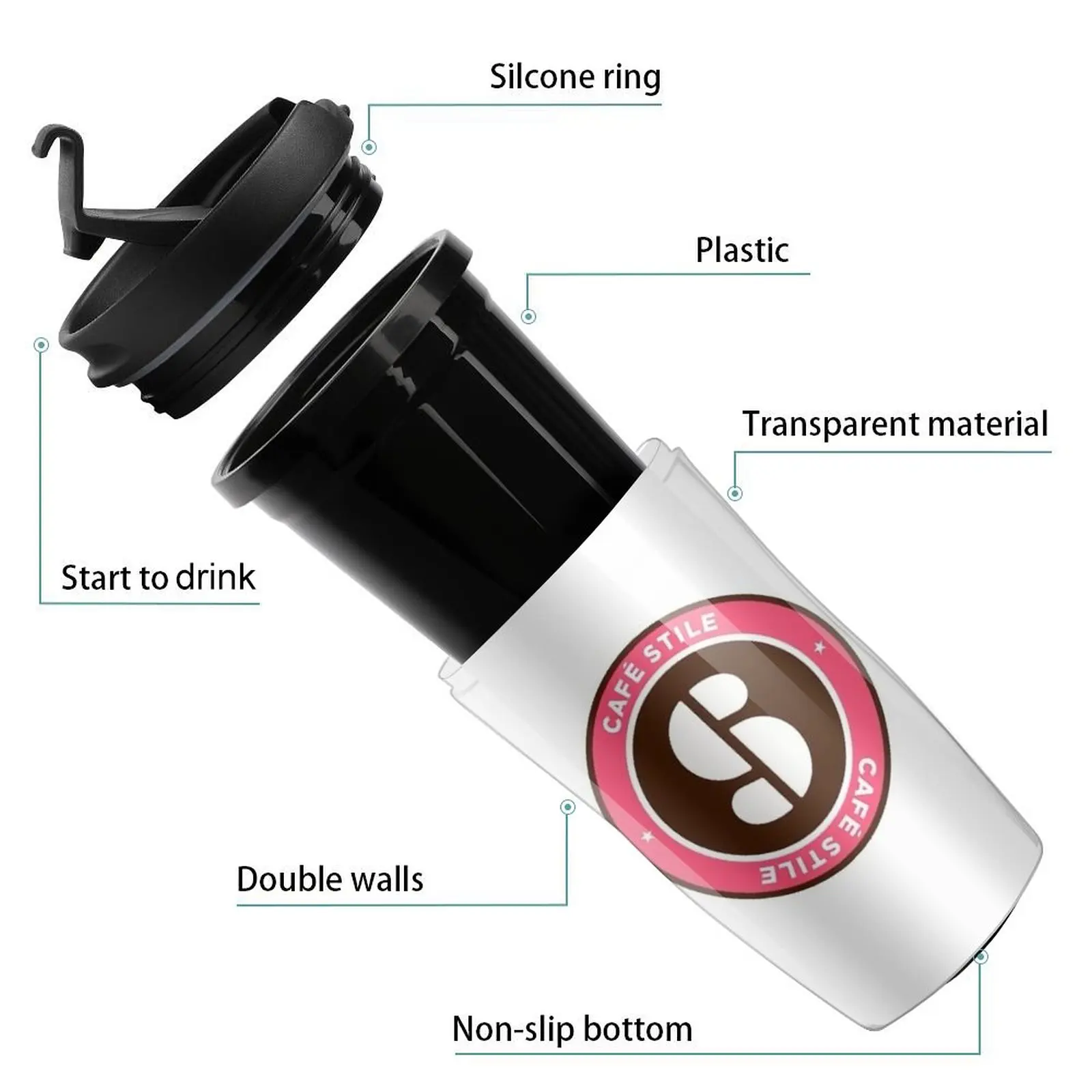 Новый стиль кружка дорожная кофейная бутылка для кофе