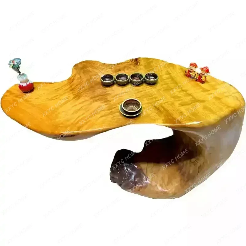 Чайный столик из цельного дерева кунг-фу общий резьба по корню небольшой