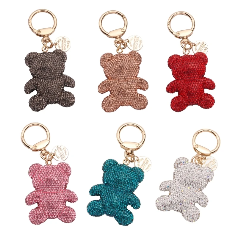 

Брелок с мультяшным медведем, подвеска «сделай сам», автомобильные брелки, гарнитура, Обложка, подвески для девочек