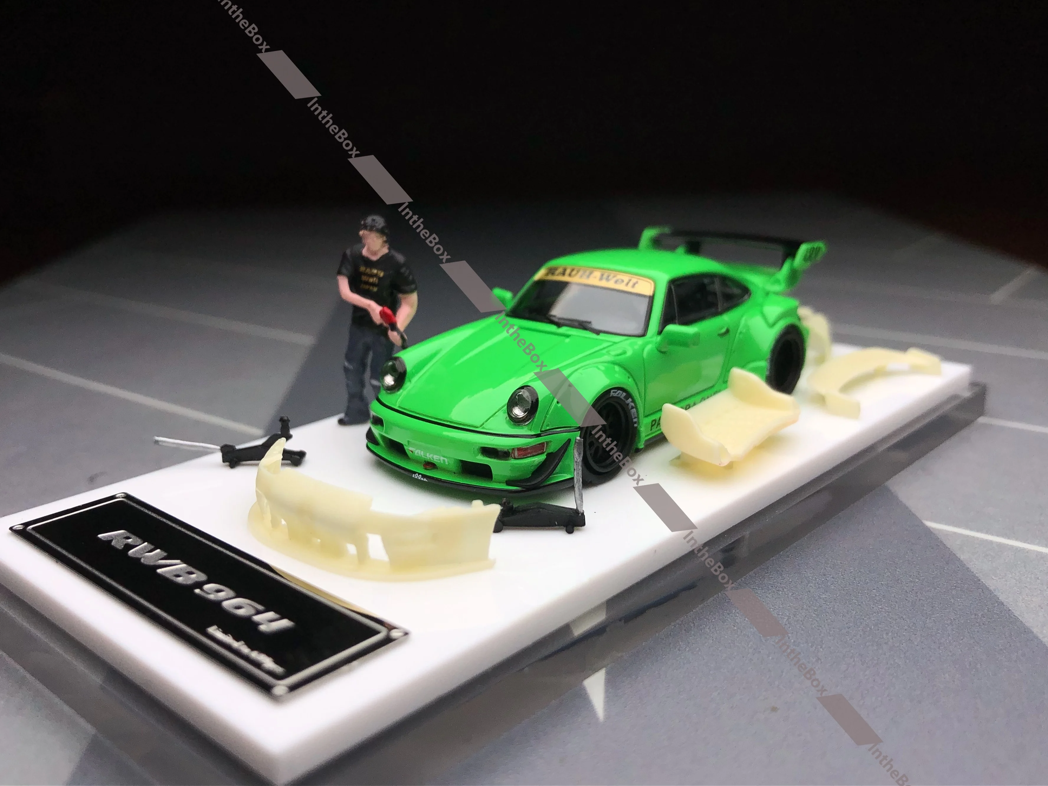 Модель звезды 1:64 RWB 964 GT литая под давлением модель автомобиля ограниченное