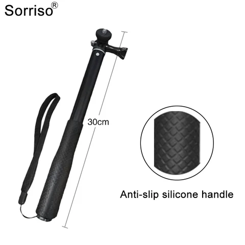 SORRISO алюминиевый удлинитель, монопод, палка для селфи для Gopro Insta 360 Hero, экшн-камера DJI Osmo, стабилизатор потоковой передачи в реальном времени