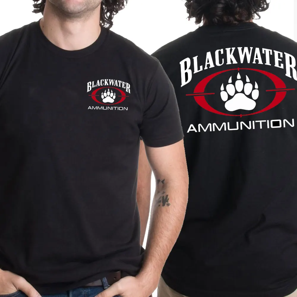 Мужская футболка Trump Blackwater Shirt Agency Military Special Group Warrior с круглым вырезом и коротким