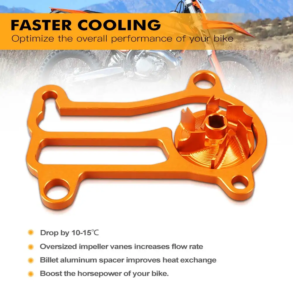 Для ktm 300 exc большой водяной насос кулер крыльчатка распорка комплект для KTM 250 EXC XC-W