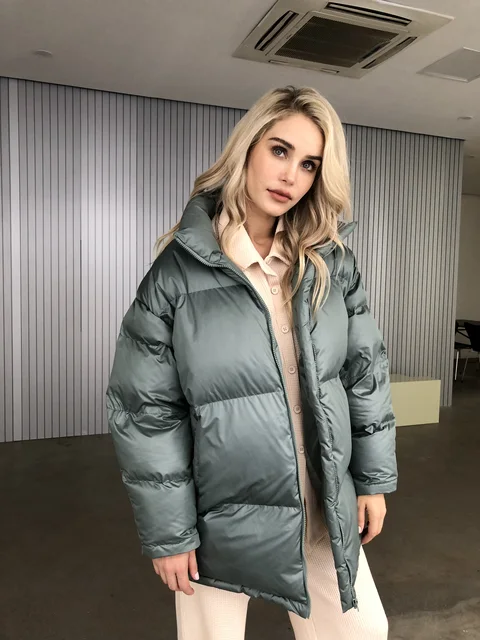 2022 Women Winter Jacket coat Stylish Thick Warm fluff Parka Female water proof outerware coat New Hot 3