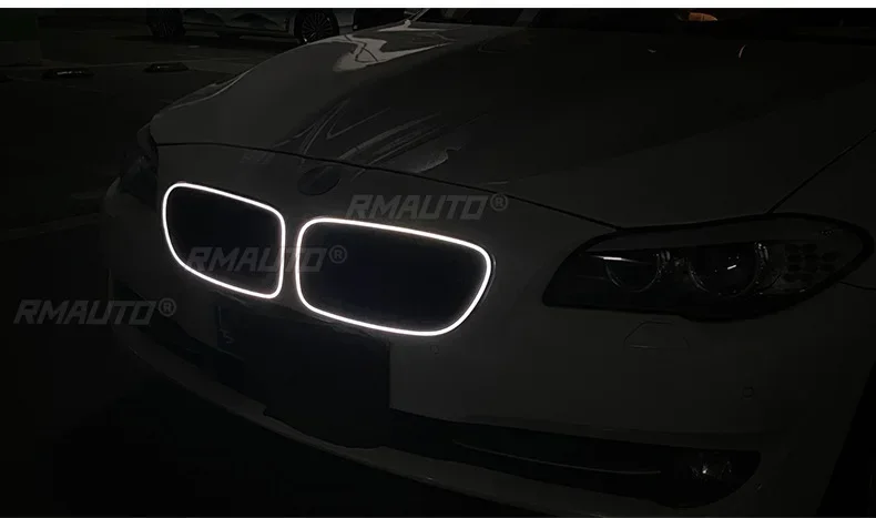 Светодиодный Передняя гонка Facelift Верхняя решетка радиатора для BMW 5 серии F10 F11 F18