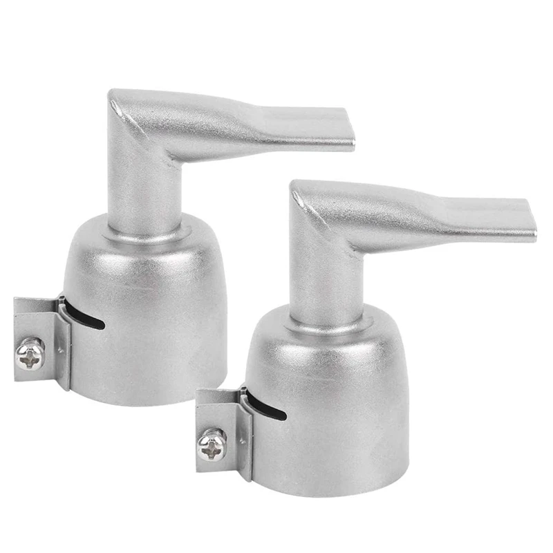 

2Pcs 20 mm 90 Degree Angled Wide Slot Weld Nozzle for Plastic Welding Nozzle Hot Air Heat Tools