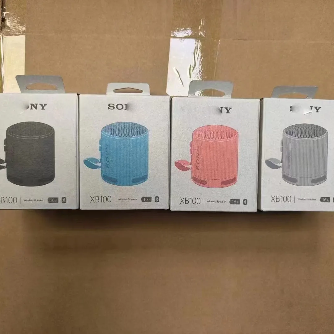 Srs-Xb100 Портативный сабвуфер Открытый мини Bluetooth-динамик Пыленепроницаемый и