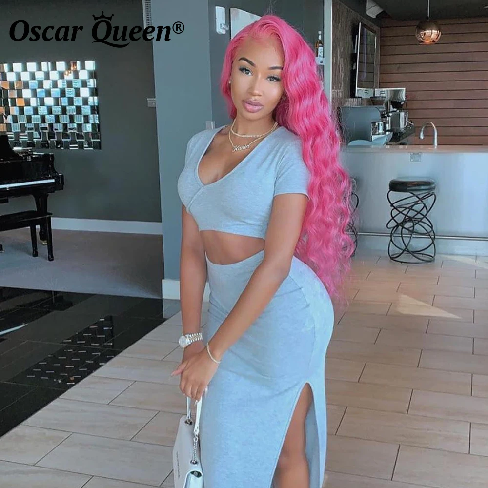 

Парики розового цвета с волнистыми волосами 13x 4, парики из человеческих волос на сетке спереди для женщин, бразильские волосы без поврежден...