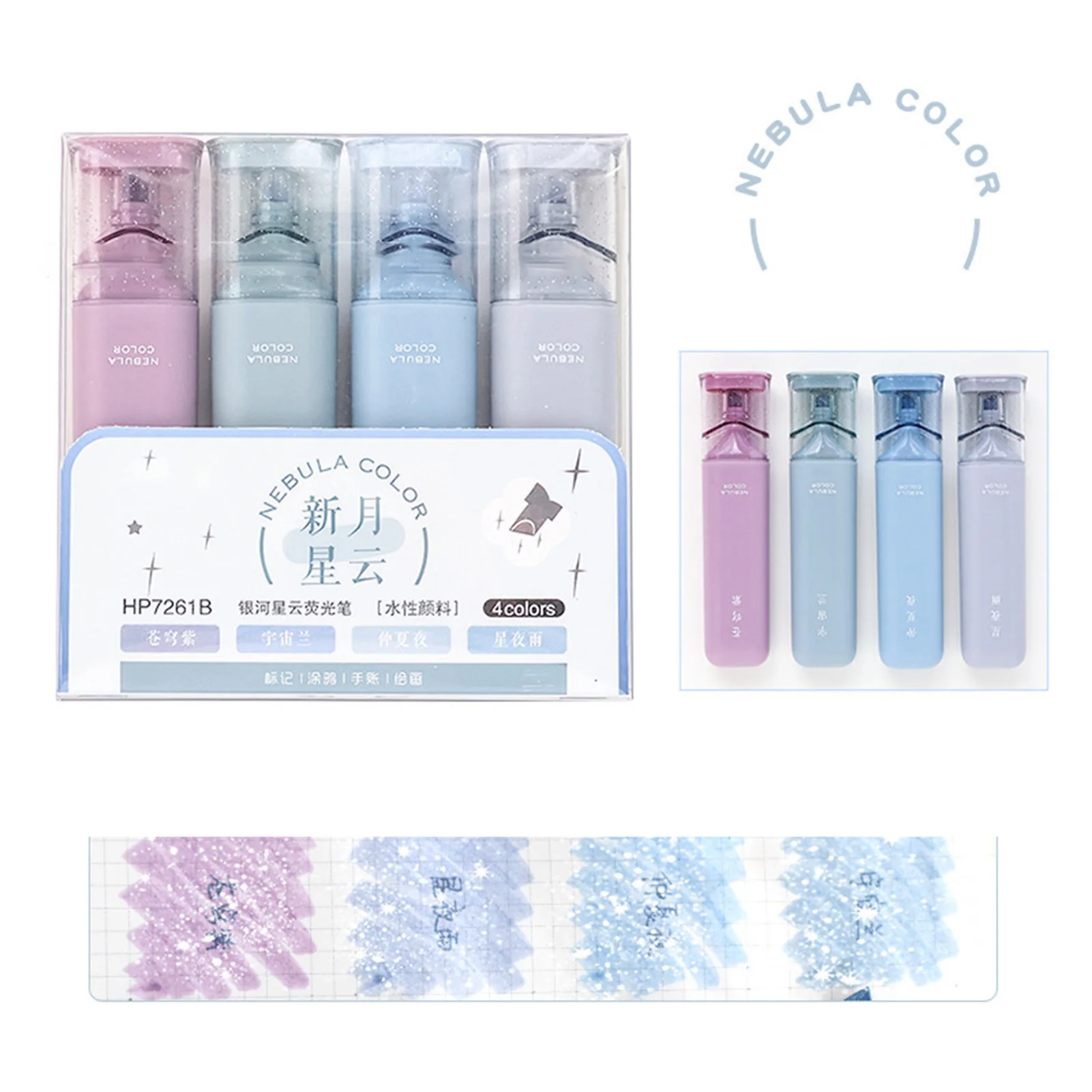 4 цвета пастельные маркеры-маркеры разноцветные маркеры для рукописного письма