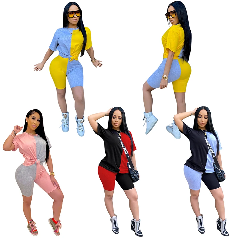 Модная женская футболка с коротким