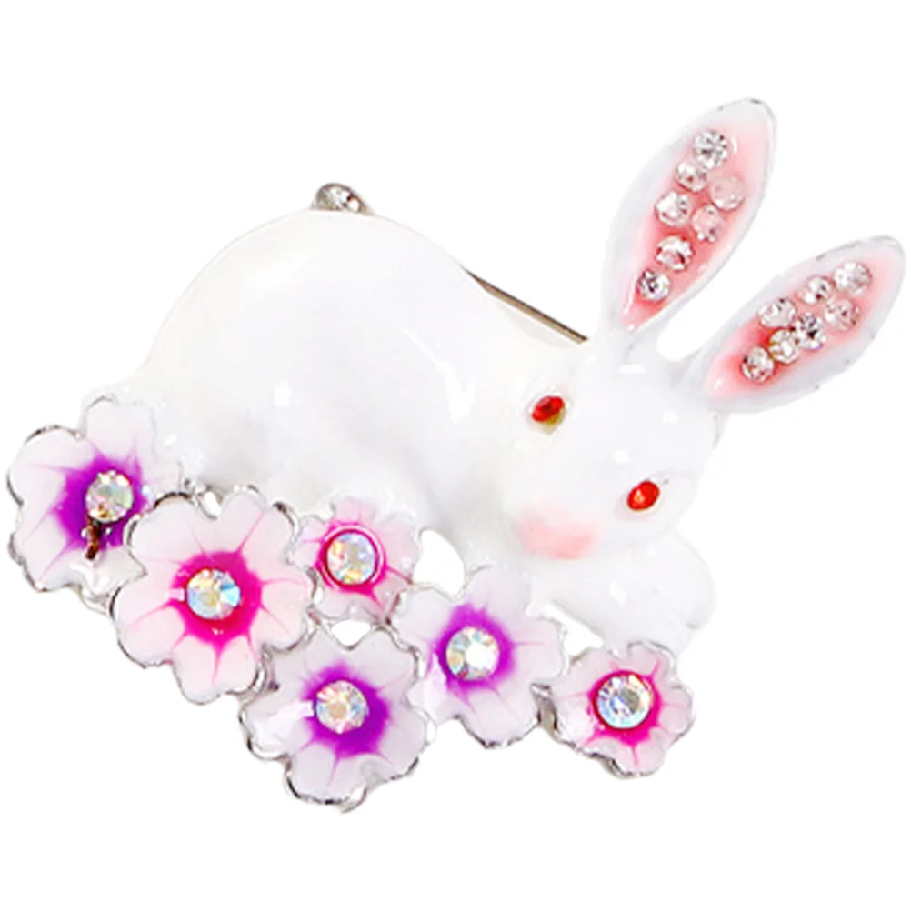 

Брошь в виде кролика из металлического сплава