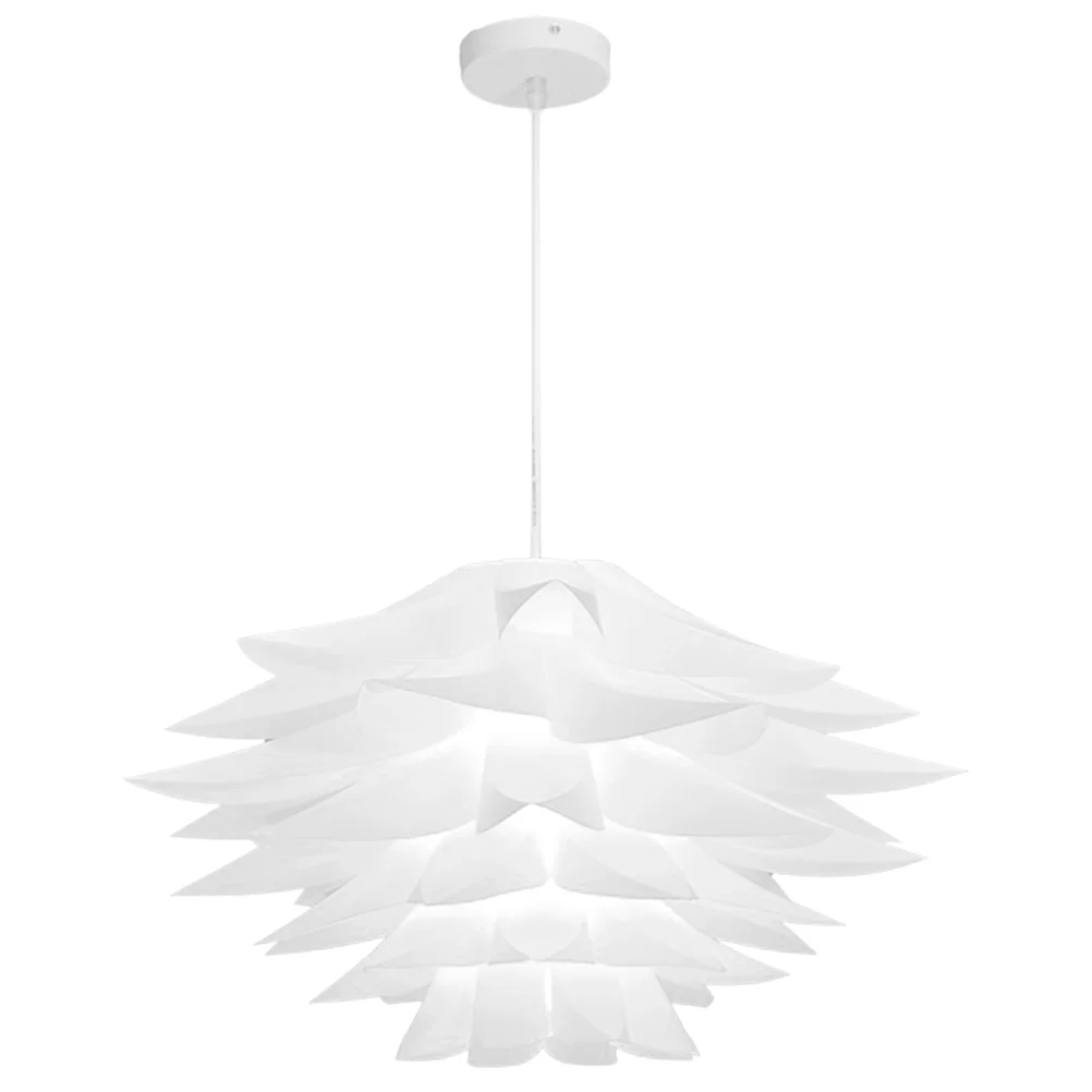 

Chandelier LED Pendant Lamp Bedroom Lotus Droplight Decor Decorative Ceiling White