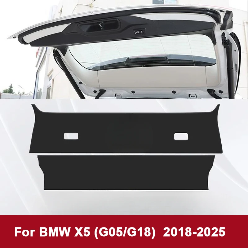

Для BMW X5 G05 G18 2018-2024 2025 Защитная накладка на багажник автомобиля, кожаная защита от грязи, водонепроницаемая задняя панель, защитная накладка