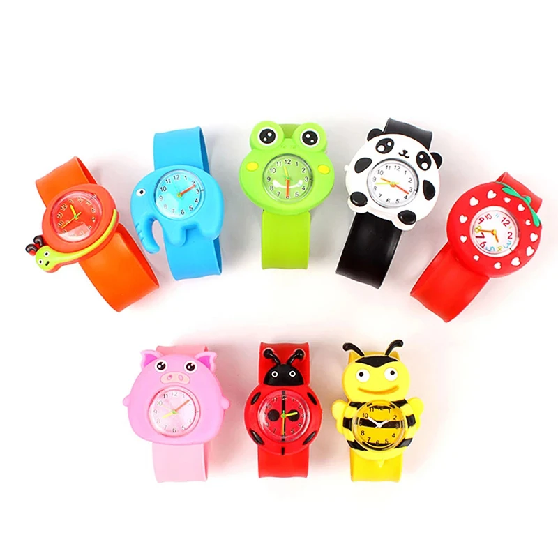 

Children's Watches 3D Cartoon Kids Wrist Watches Clock Baby Quartz Watches for Girls Boys Toy Gifts Slap Bracelet Relogio Montre
