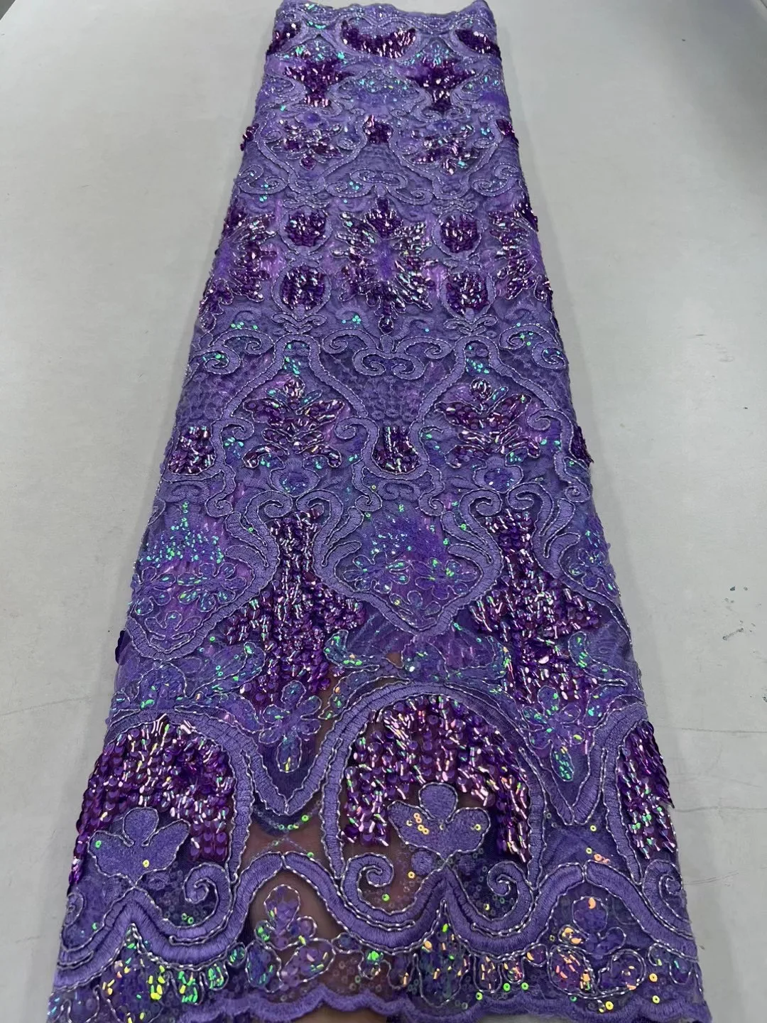 

Новинка 2023, высококачественное кружево в нигерийском стиле с французскими блестками и вышивкой для шитья свадебного платья