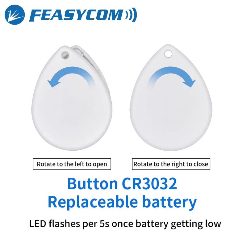 Фото FSC-BP108B IP67 Водонепроницаемая сменная батарея Feasycom BLE Beacon Eddystone с низким энергопотреблением, программируемая Bluetooth iBeacon №5