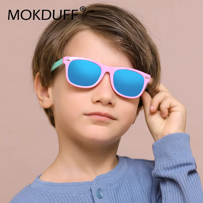 

TR90 Kids Polarized Sunglasses Boys Girls Baby Infant Sun Glasses Silicone Safety UV400 Eyewear Child Shades Gafas