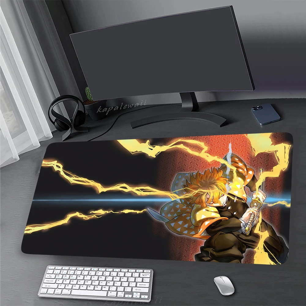 

Demon Slayer Kimetsu no Yaiba Mouse Pad 900x400mm Mousepad Keyboard Pads Mouse Mat Desk Mats Mausepad Anime Table Carpet