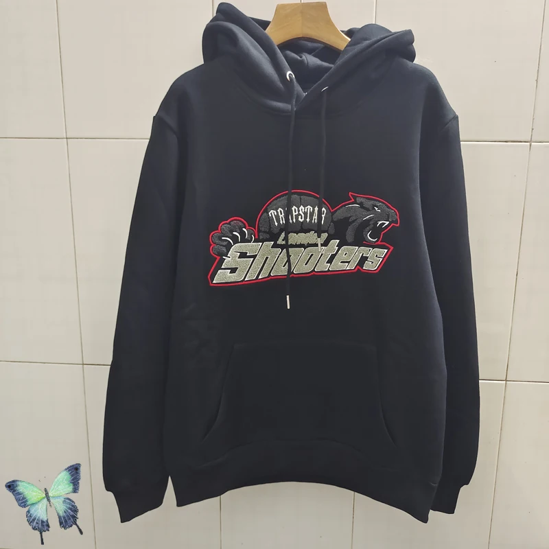 

2023 Towel Embroidered Trapstar Hoodie Sweatshirts Men Women Fleece Pullovers Hooded