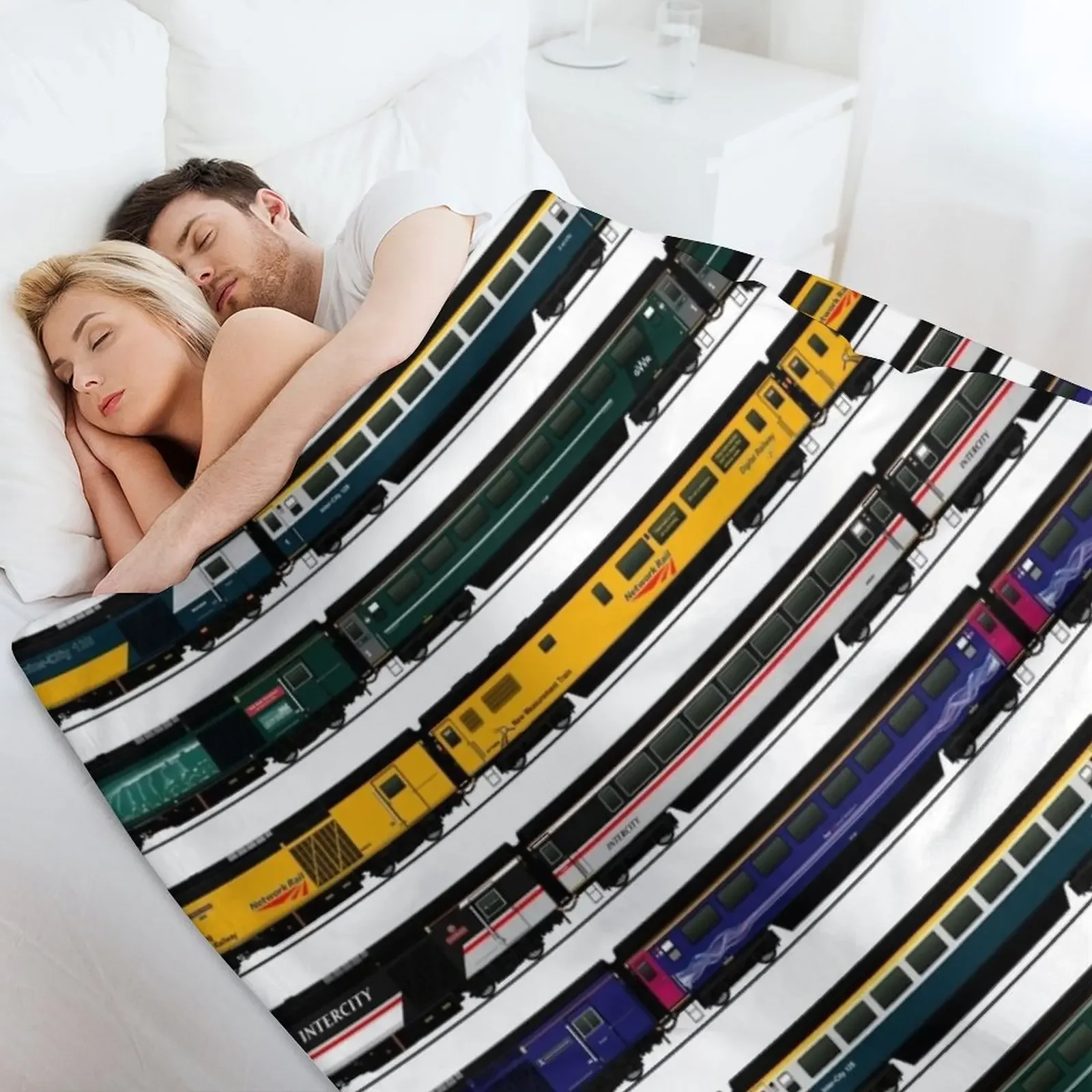 КЛАСС 43 INTERCITY 125 одеяло LOCOMOTIVES летнее постельное белье винтажные одеяла Retros