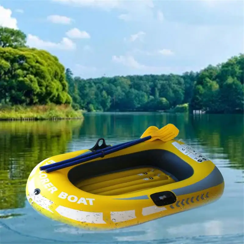 

PVC Material Canoe Kayak Rubber Dinghy Thicken Foldable Inflatable Fishing Boat 1~2 Person Drifting Diving Inflatable Boat Canoe