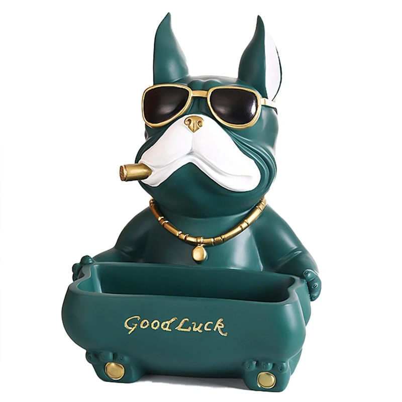 

Креативное украшение для хранения в виде бульдога для входной двери