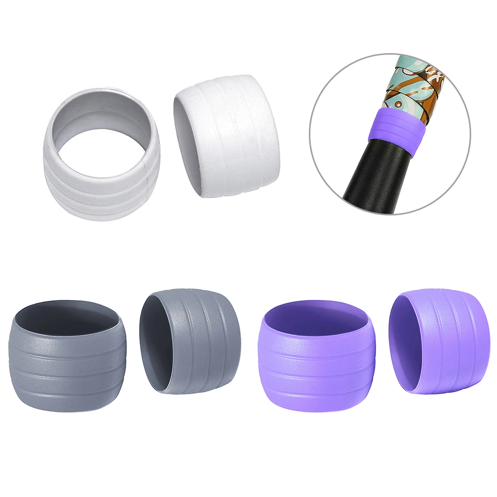 

1 Pair Road Bike Handlebar Tape plugs Anti-Skip Rubber Silicone Plug Bicycle Handlebar end Bar Tape Fixed Ring Waterproof Wear