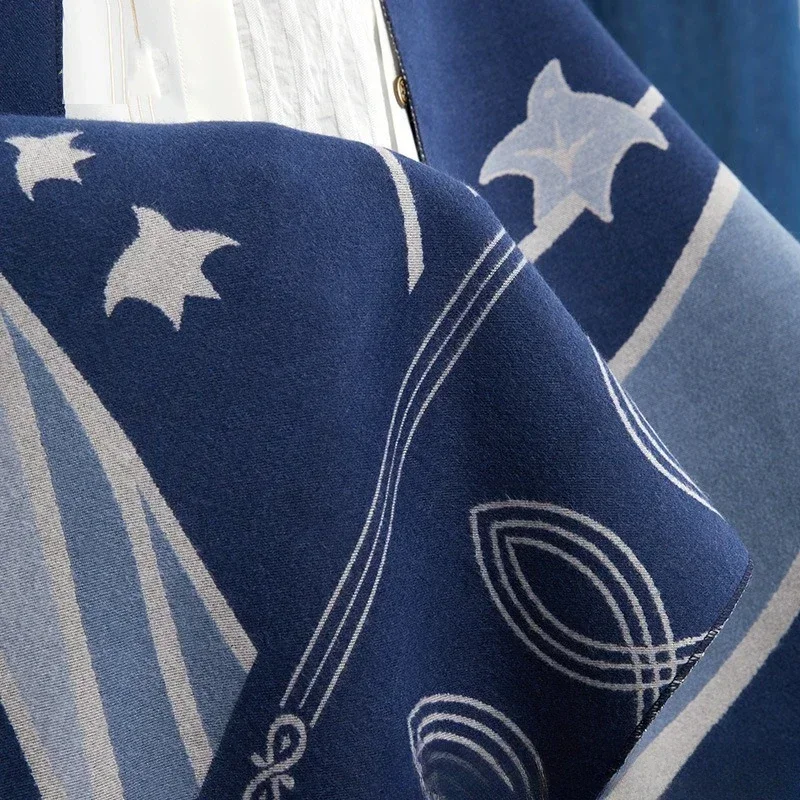 Wanderer Genshin Impact Scarf Cape Game Yuanshen Scarves Thincked Warm Birthday Gifts Men Women All Seasons 70x180cm