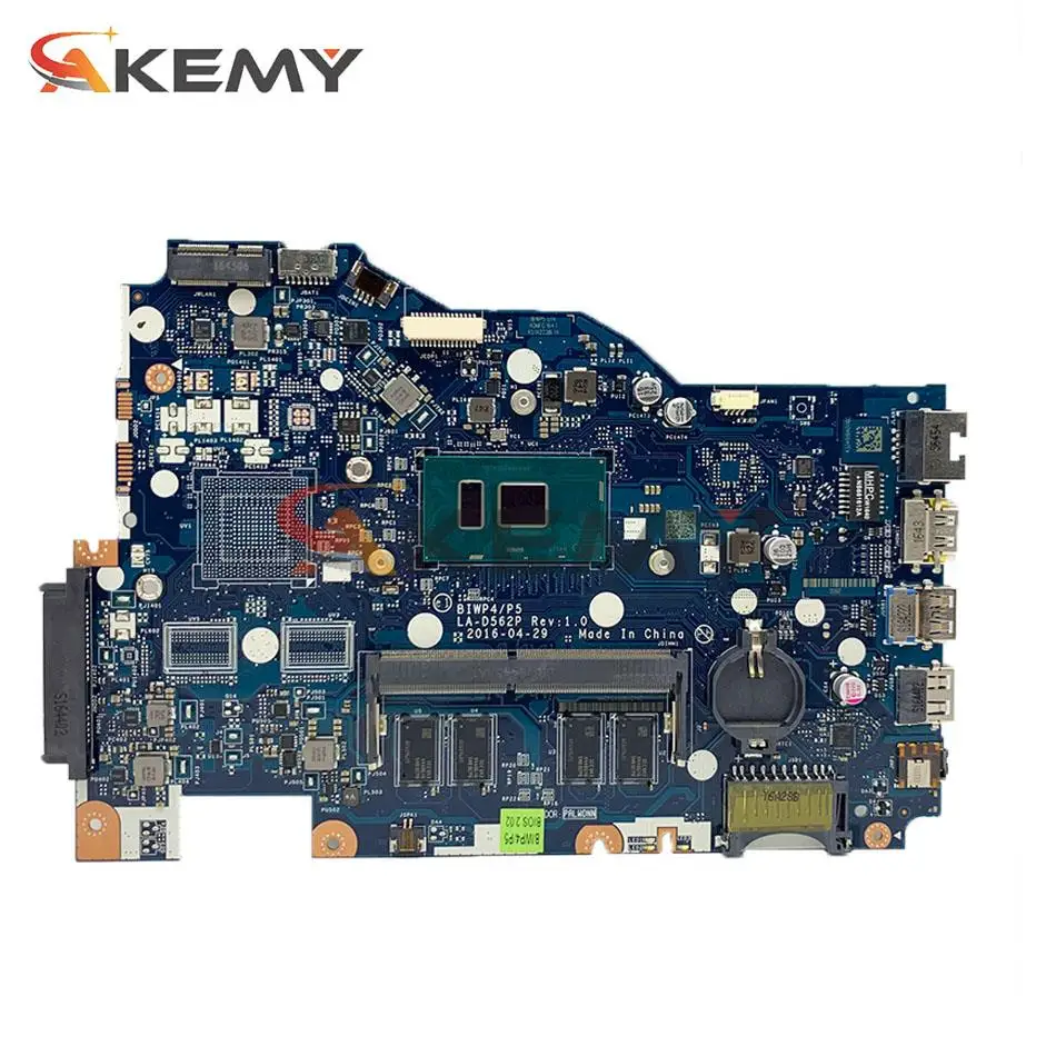 Материнская плата для ноутбука Lenovo Ideapad 110-15ISK BIWP4/P5 LA-D562P FRU:5B20M41042 I3-6006U DDR4 100%