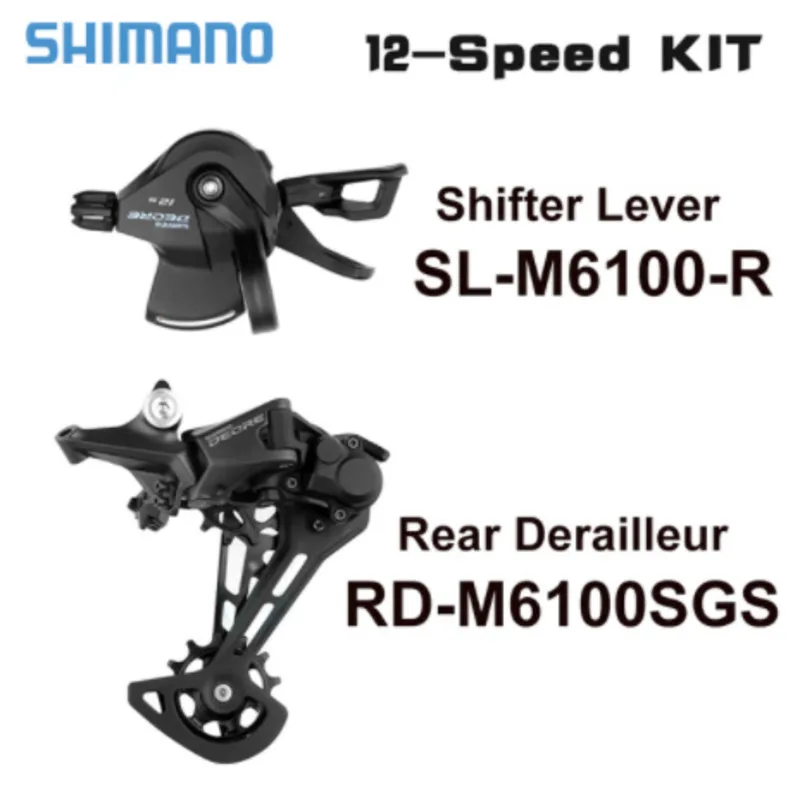 DEORE M6100 12 s Groupset SL рычаг переключения RD SGS задний переключатель передач Скоростей В