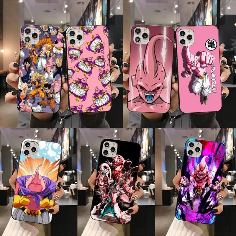 

Anime Majin Buu Phone Case For iphone 13 12 11 Pro Mini XS Max 8 7 Plus X SE 2020 XR cover