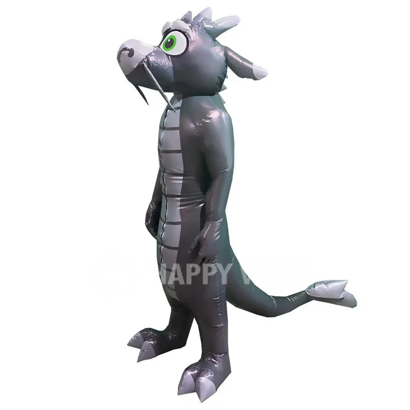 Надувной костюм в виде гриба реалистичный милый дракона для косплея Женская