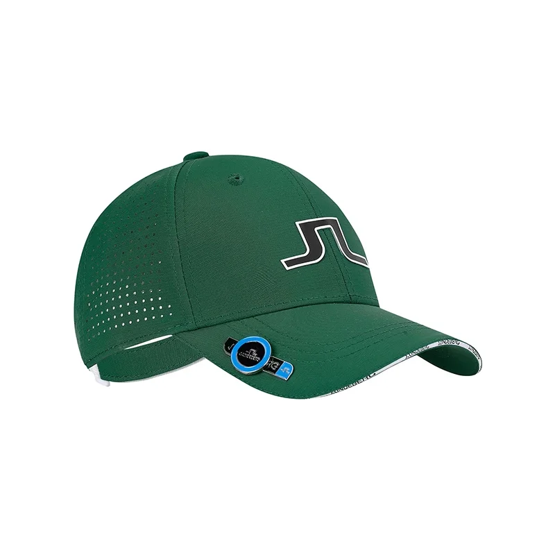 J Golf Cap Breathable Hole Men Women Sports Sun Hat