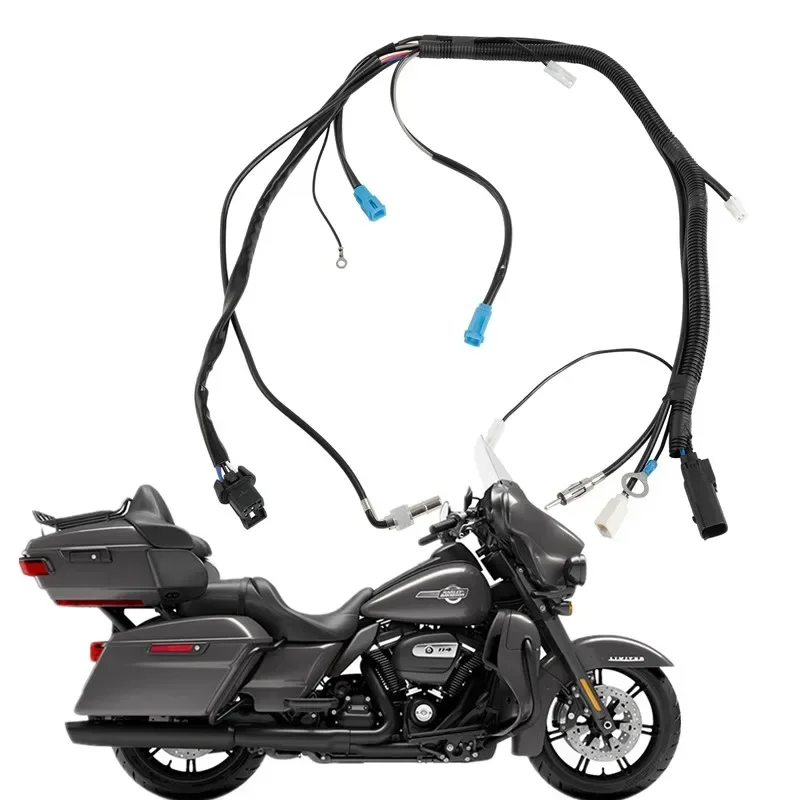 

Комплект деталей для мотоцикла Harley Tour Pak Touring Street Electra Glide Road King Ultra Limited 2014-2023, жгут проводов для багажника