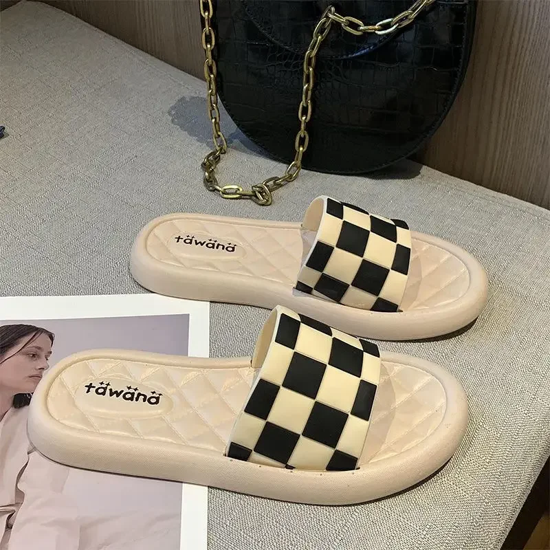 Женские тапочки пластиковые шлепанцы противоскользящие белые туфли для женщин