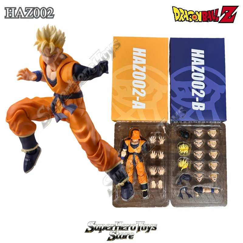 Фото Доставка в течение 24 часов. В НАЛИЧИИ. Фигурки героев HA TOYS Eagle Hero HAZ002 и HAZ003, фигурка Сон Гохана с одной рукой, фигурки Dragon Ball. №3