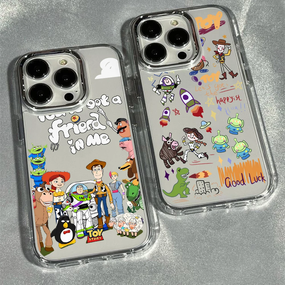 Фото Новый чехол для телефона Ins Toy Storys для Xiaomi Redmi Note 15 14 13 12 11 10 Pro Plus 14C 13C 12C 10C 4G 5G, роскошный прозрачный чехол №1