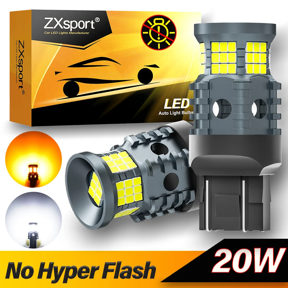 2 шт. Автомобильные светодиодные лампы W21/5W