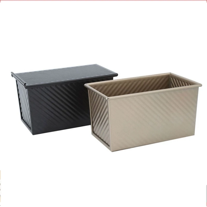 Форма для тостов из углеродистой стали гофрированной с крышкой форма выпечки