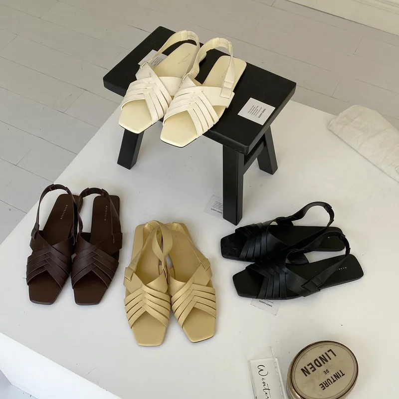 

Сандалии женские с открытым носком, пляжная обувь на толстой подошве, повседневные Босоножки на платформе, большие размеры 35-49