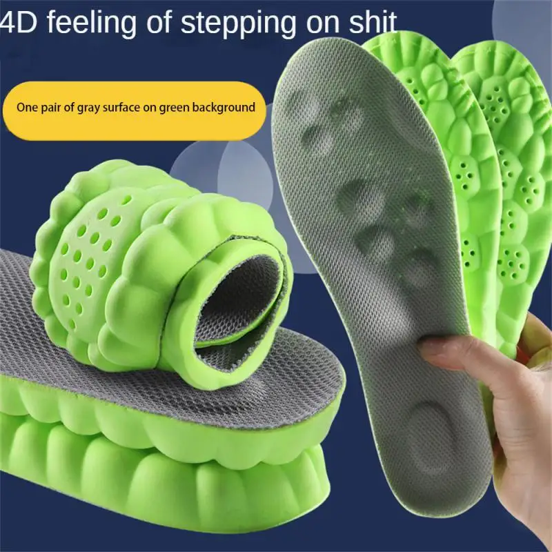 

Insoles Comfort Elastomeric Sport Breathable Insoles Rubber Cushion Running Shock-Absorbant Deodorization Soft Pad