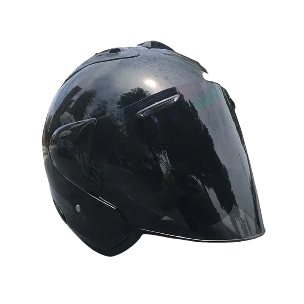 SZ RAM 3 Motorcycle Half Helmet Locomotive Racing Summer Light Capacete Black Motobike Riding Cascos