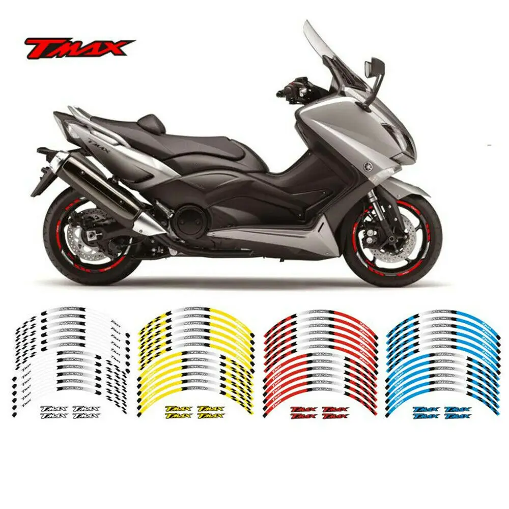 

17" Rim Stripes Wheel Tape Sticker Decal For YAMAHA T MAX T-MAX XP500 XP530 TMAX
