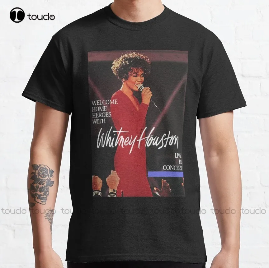 

Whitney Houston Classic T-Shirt Mens Muscle Shirt Custom Aldult Teen Unisex Digital Printing Tee Shirts Xs-5Xl All Seasons Tee
